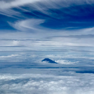 富士山と秋の空